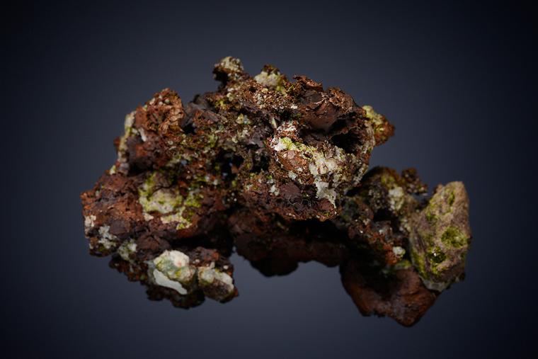 COPPER after HEULANDITE? with EPIDOTE